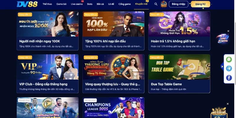 Một số lợi ích khi tham gia sự kiện hot của DV88
